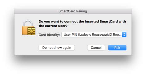 macos sierra smart card pairing|Enabling Smart Card for Mac OS (Sierra) .